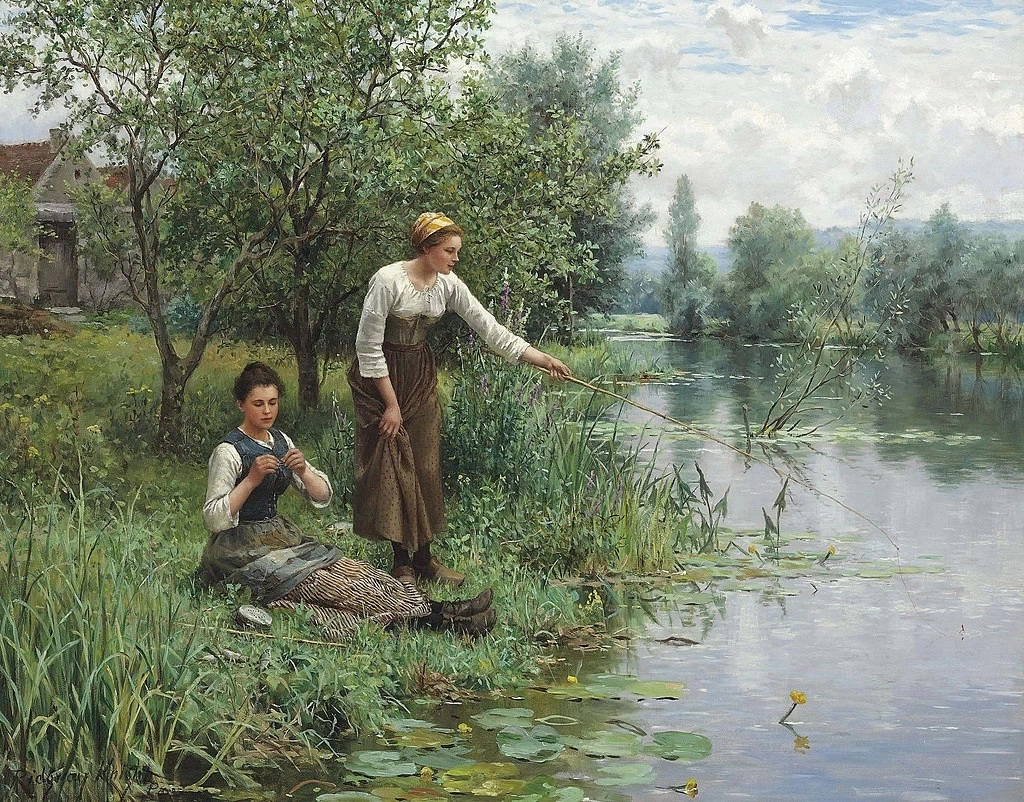 Due donne che pescano